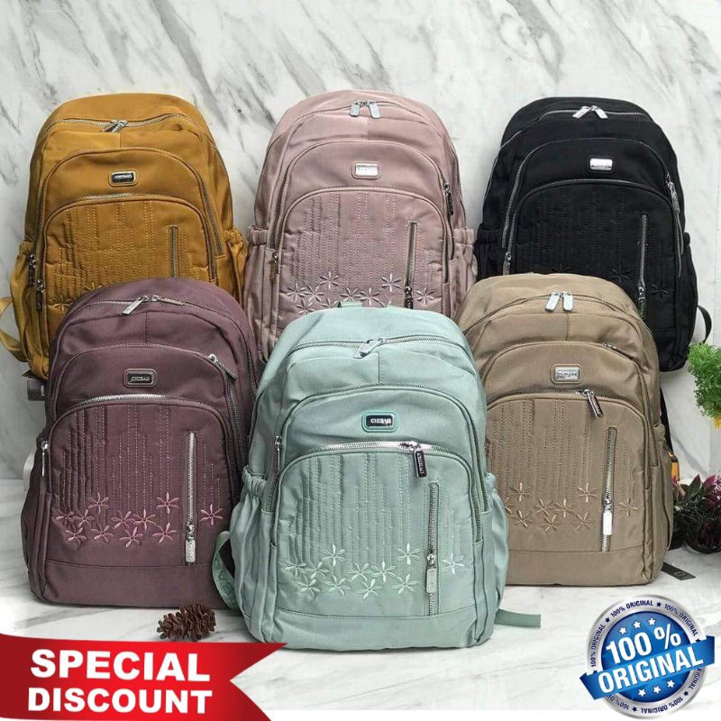 ORIGINAL Tas Ransel CHIBAO LAPTOP JUMBO 15 Inch Import KOREA Elegan Design