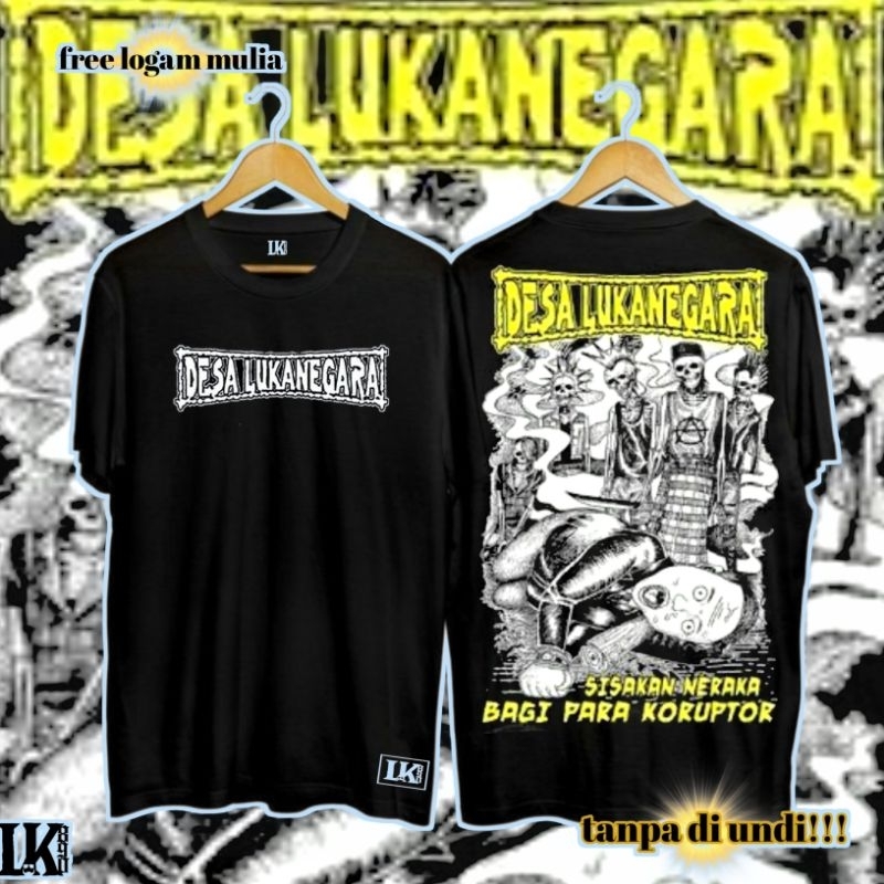 KAOS DESA LUKA NEGARA / T-SHIRT DISTRO / TERIMA CUSTOM KAOS DISAIN SUKA SUKA