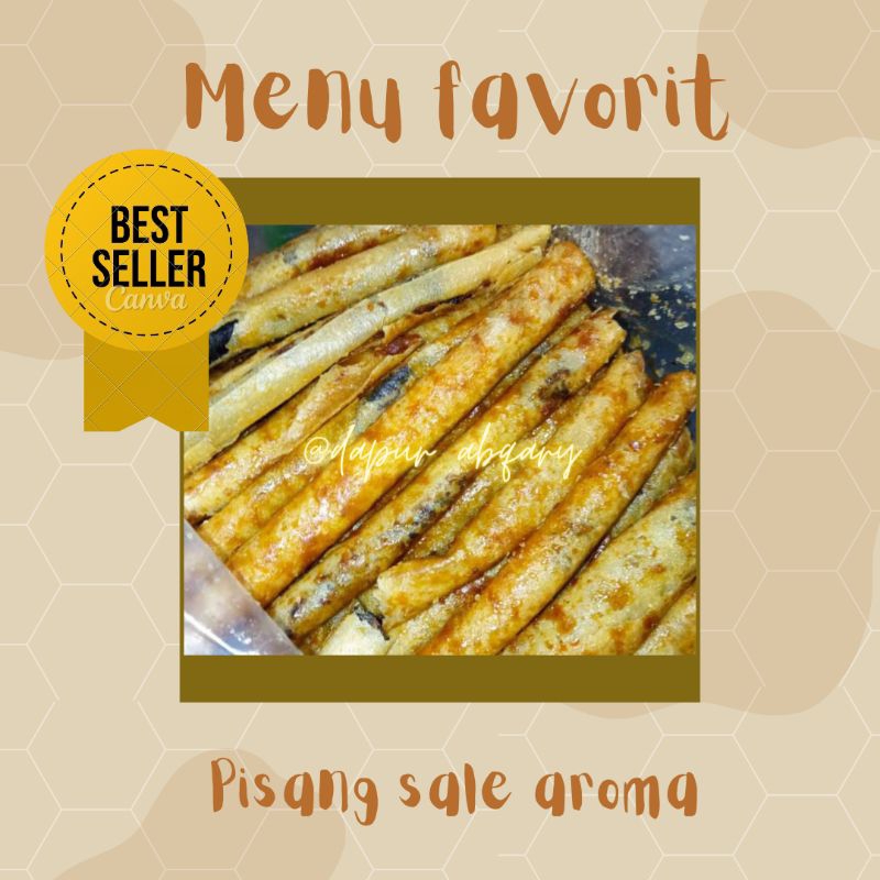 

pisang sale karamel