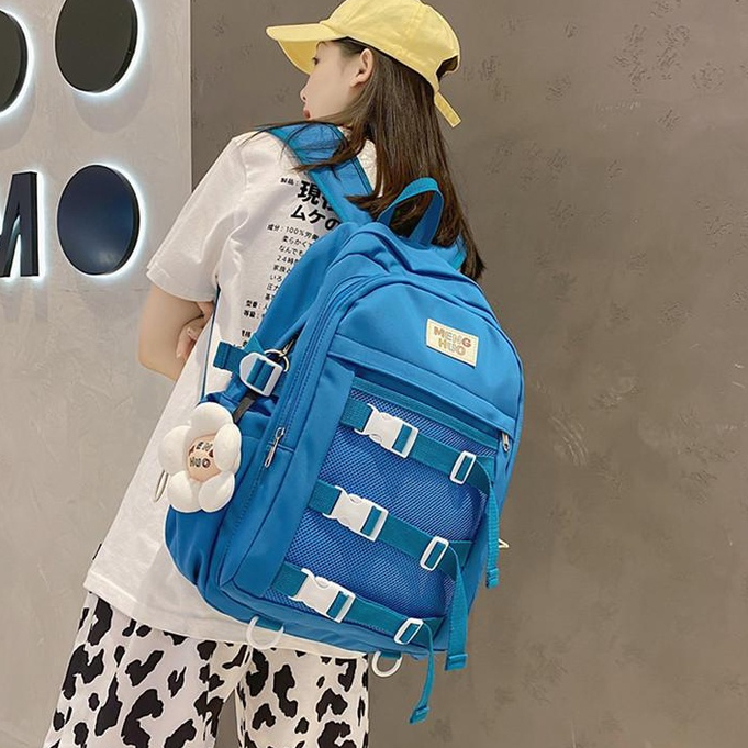 YOUBAGSHOP Tas Ransel sekolah korea 3 klip jaring 2022-119