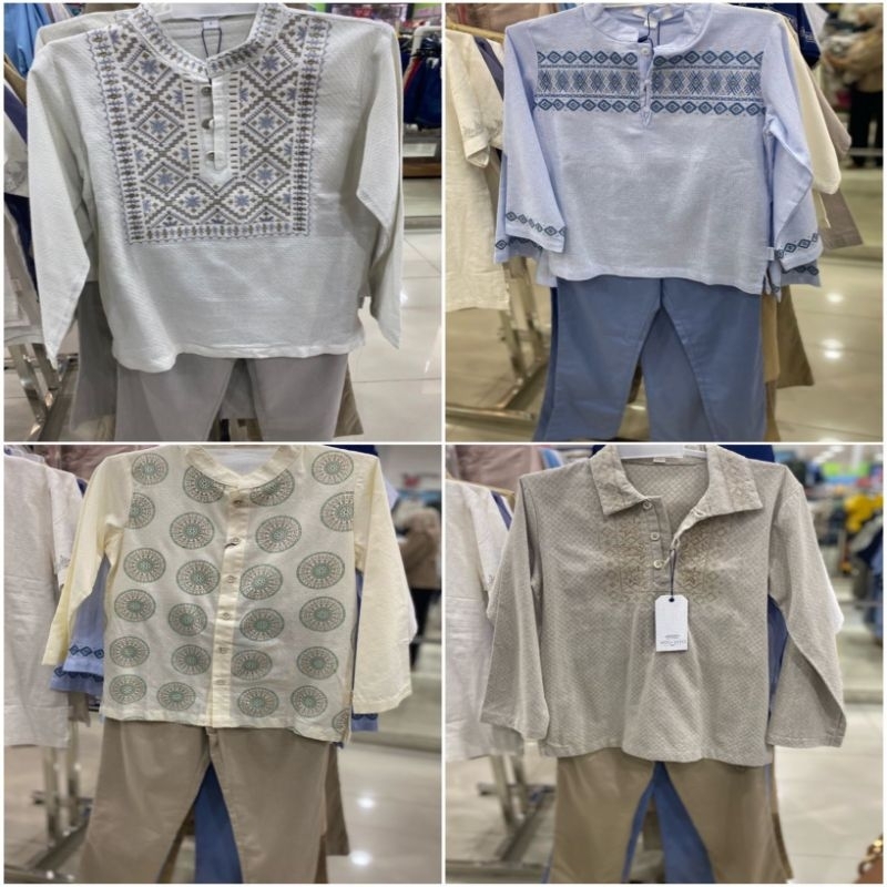 Setelan Baju koko lengan pendek anak laki-laki PITO DITO (1-14th)