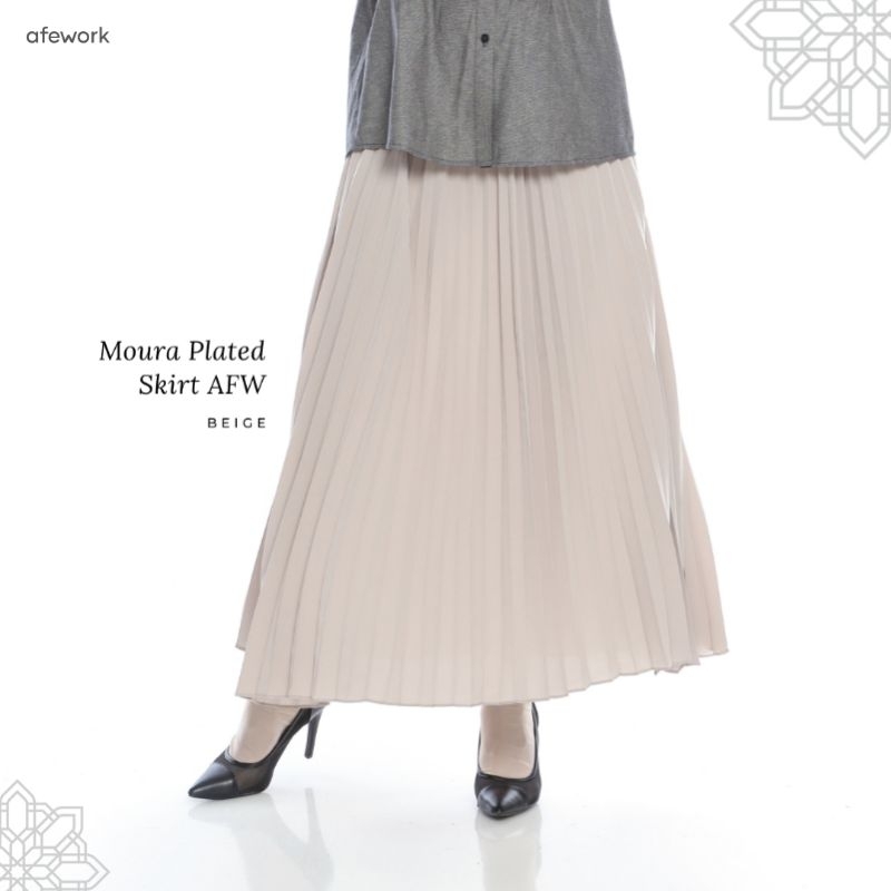 ROK PLISKET PLEATED SKIRT MOURA AFW