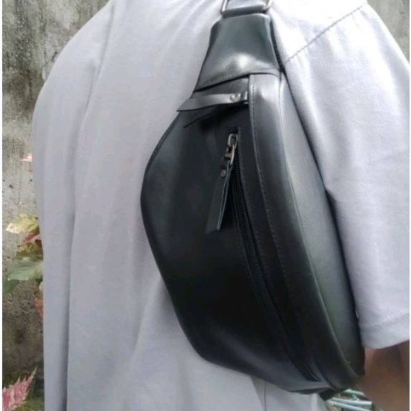 WAIST BAG TAS DADA KULIT SAPI