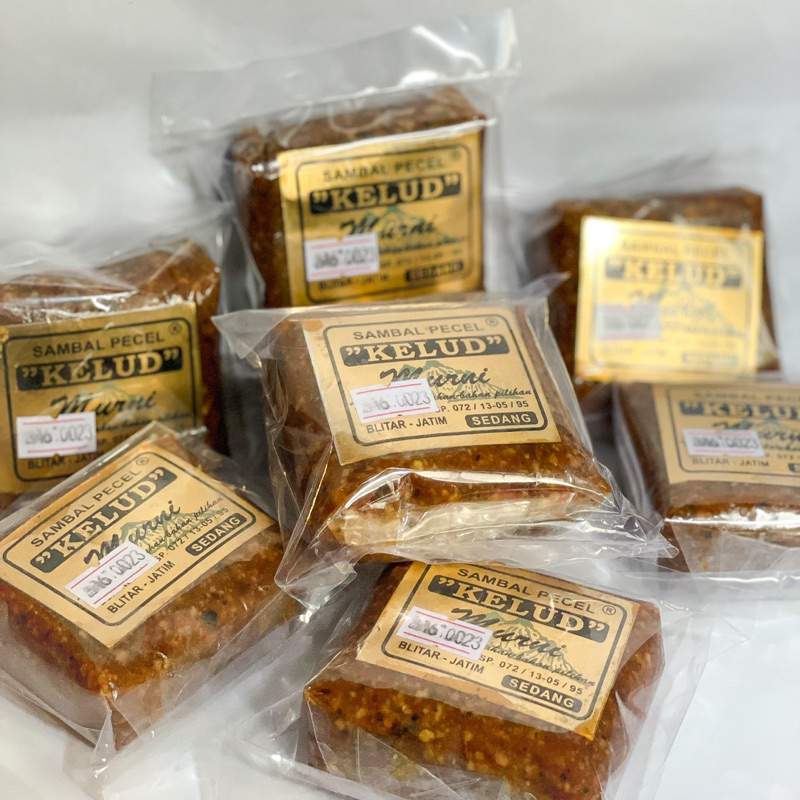 

Sambel Pecel Kelud Bumbu Pecel 200 gram Asli Blitar