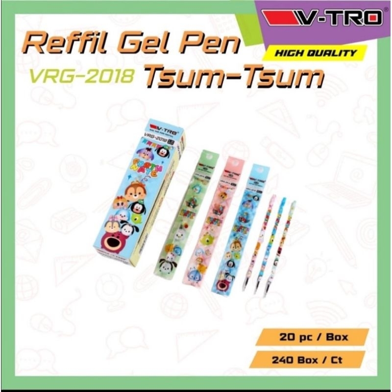 

Trendz○●REFILL PULPEN KARAKTER 1 KTK ISI 20PCS WARNA HITAM ISI PEN GEL KARAKTER 1 KOTAK