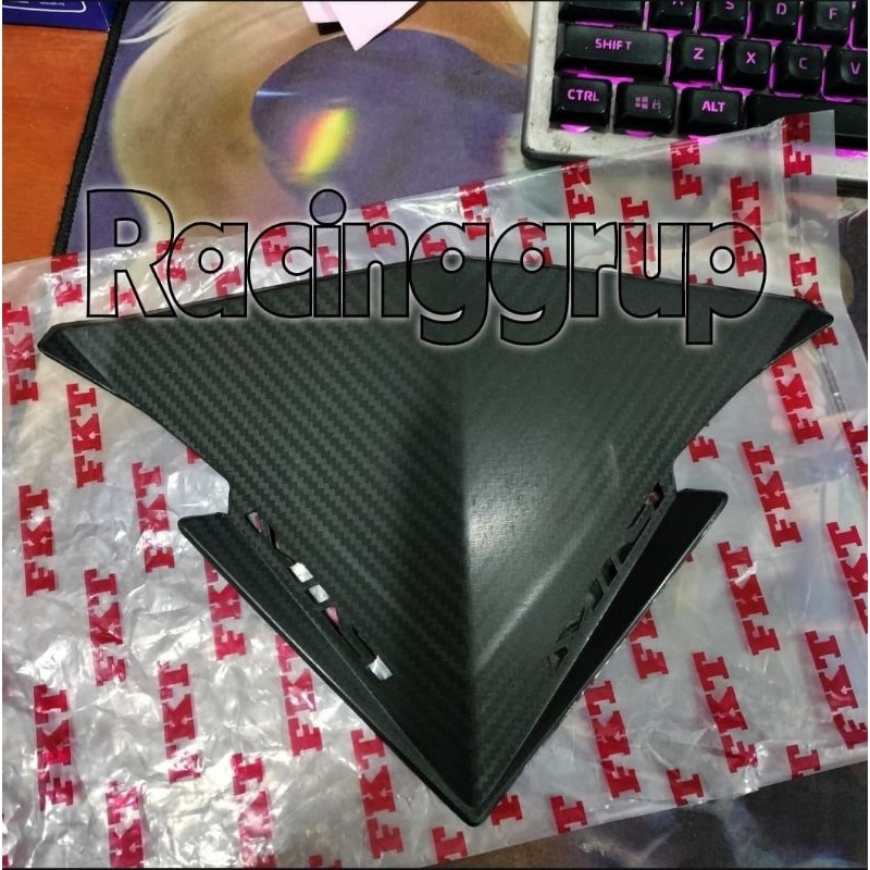 Visor Mio M3 Mio Z Mio 125 Model carbon Kualitas Terbaik Free Double Tape pnp