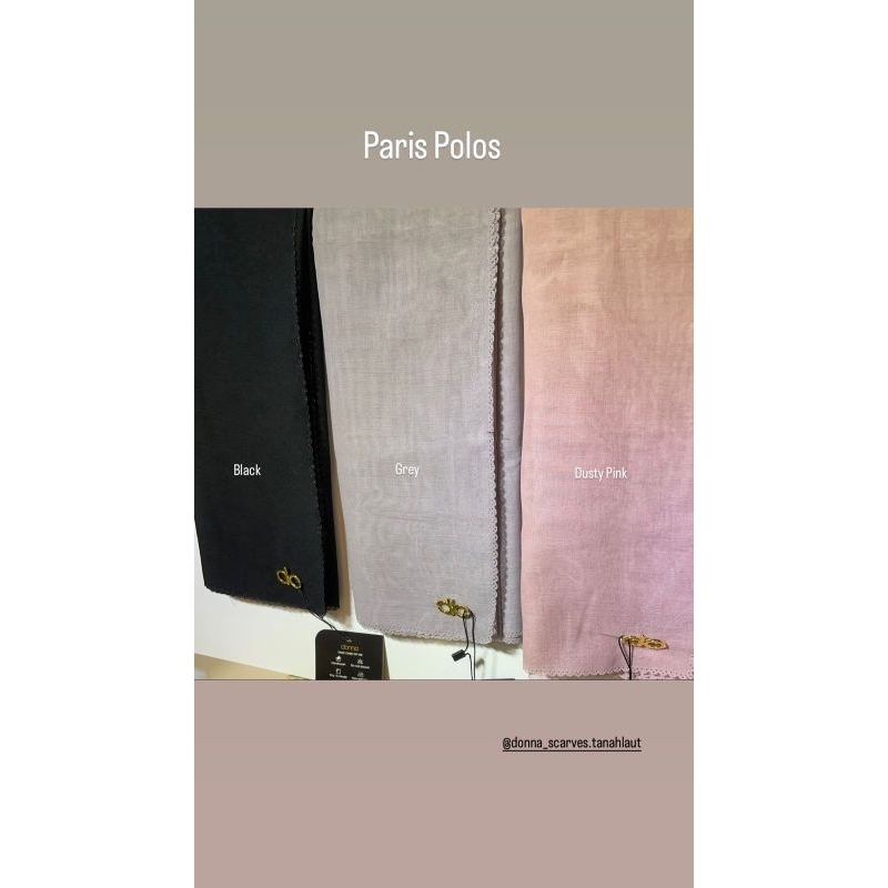Polos Paris Donna Scarves Segiempat