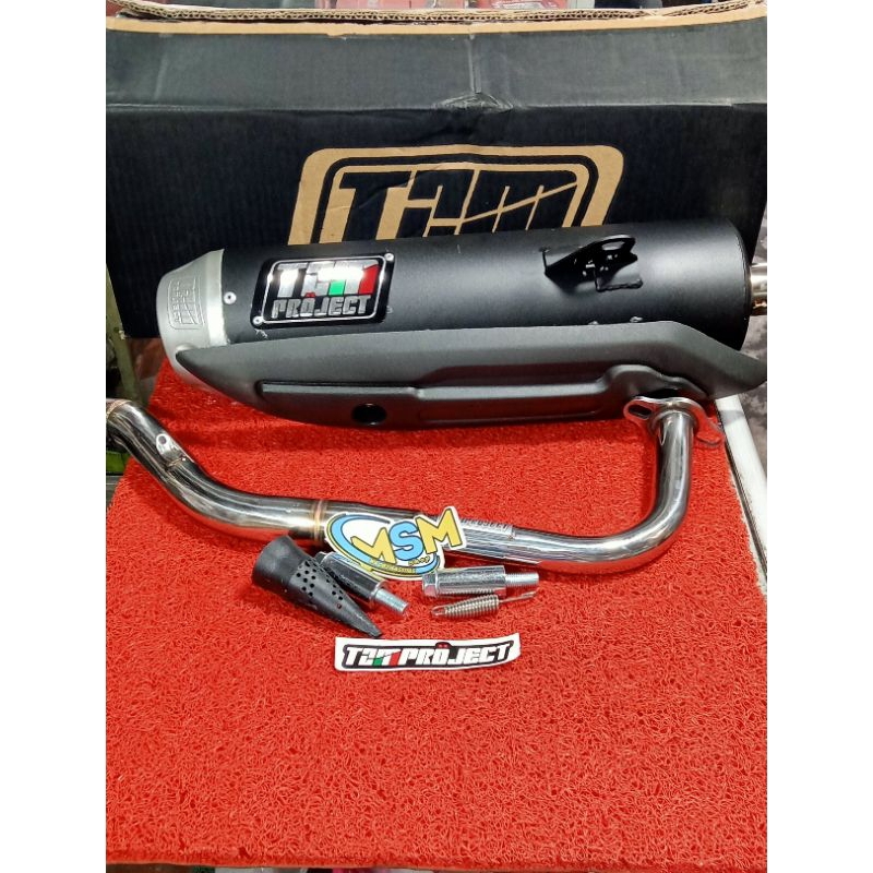Knalpot TZM Project Kenalpot Vario 125/150 New/Old, Beat, Genio, Vario 160, Nmax New/Old, Aerox  New