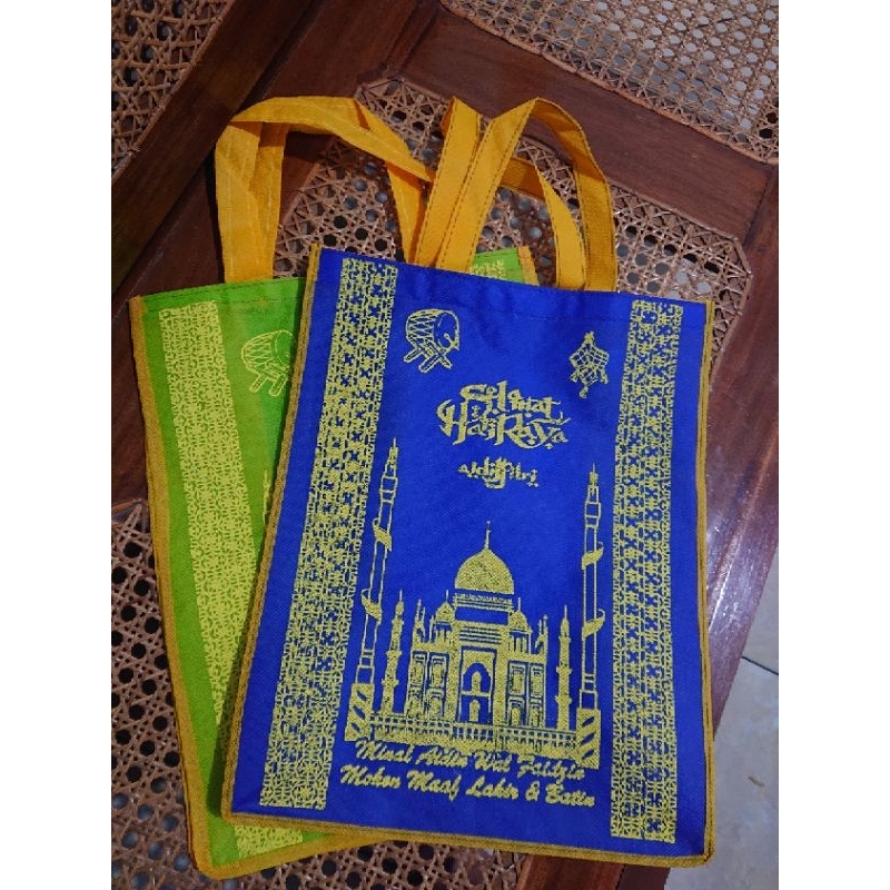 [1 LUSIN 12 PCS] TAS PARCEL IDUL FITRI, TAS PARSEL LEBARAN, GOODIEBAG PARCEL