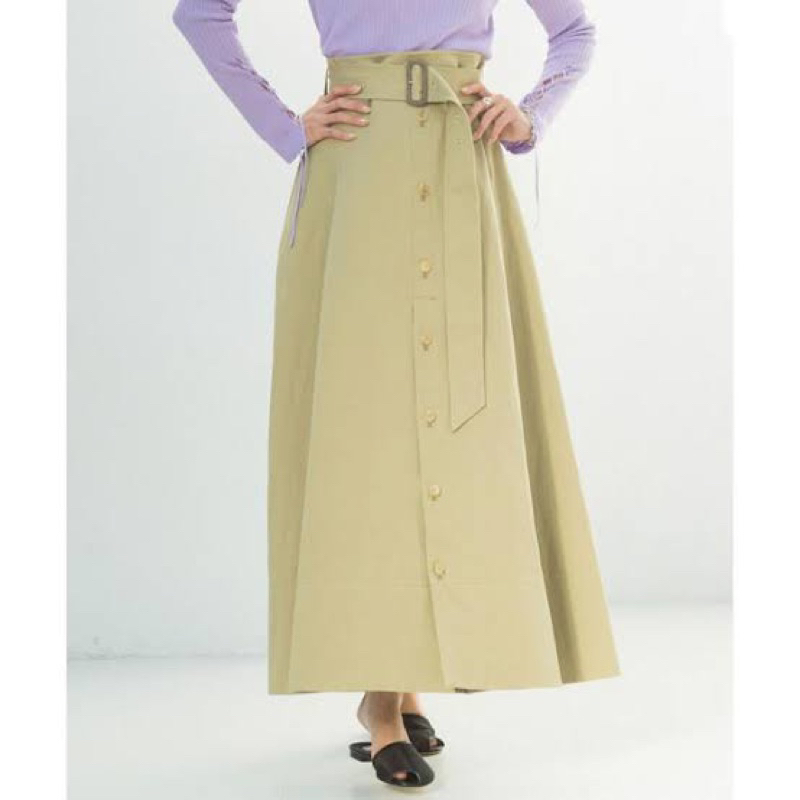 [PRELOVED] Rok Tebal Panjang / Skirt Beige