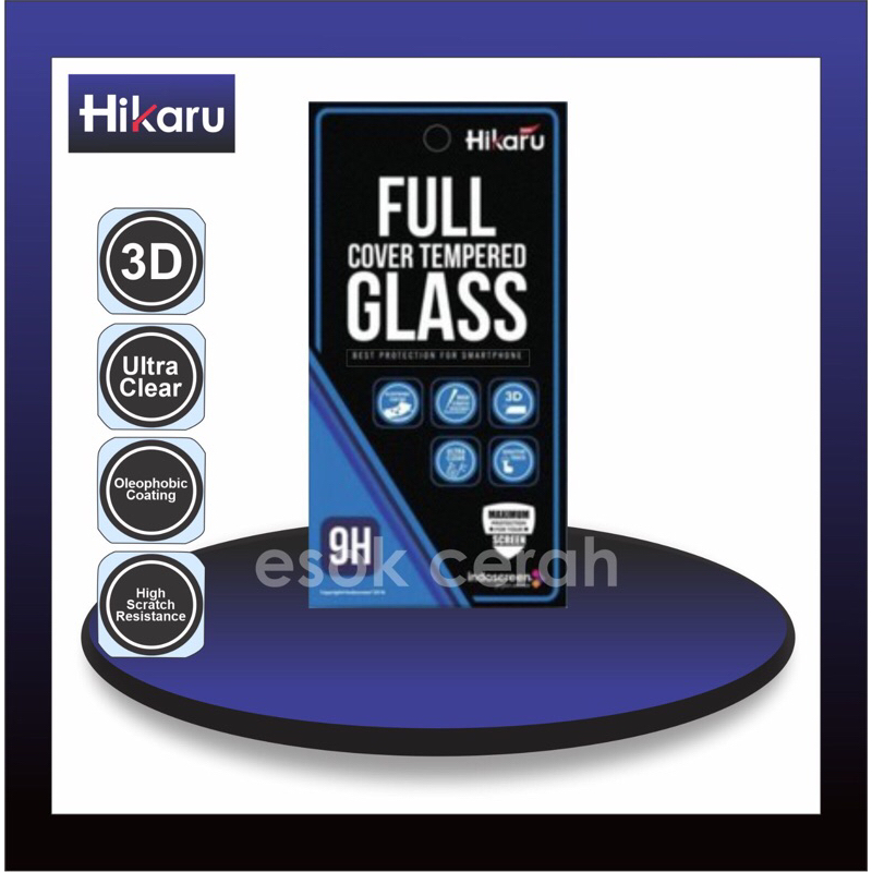 Tempered Glass Hikaru Poco X3 , X3 NFC