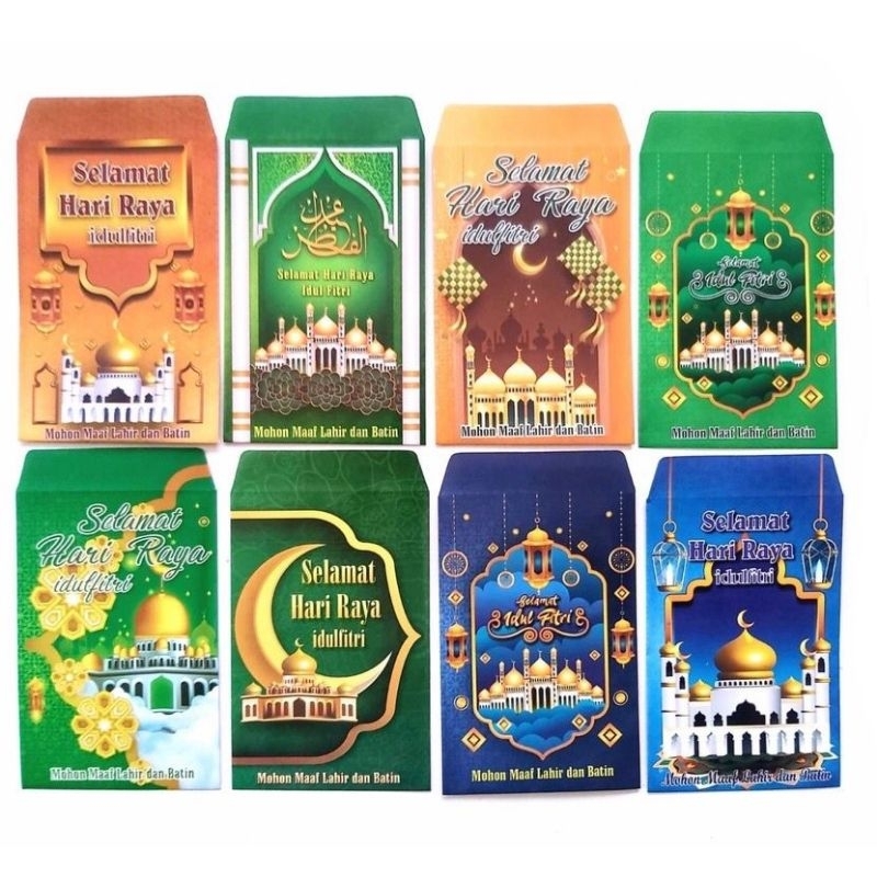 AMPLOP LEBARAN MIX 10PCS