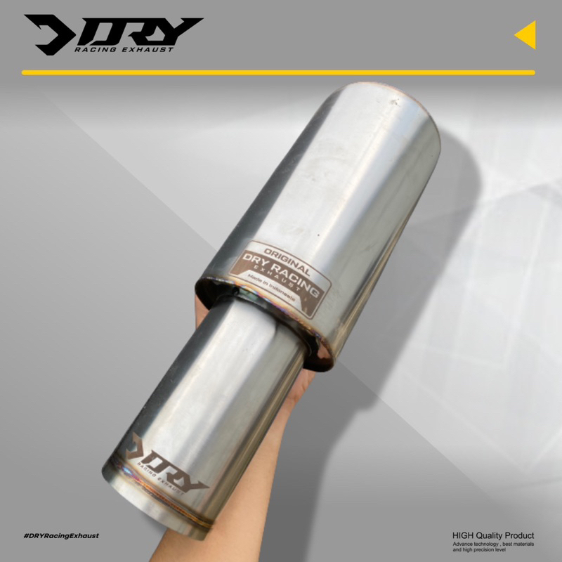 Knalpot Racing Mobil DRY Racing Exhaust Type X6