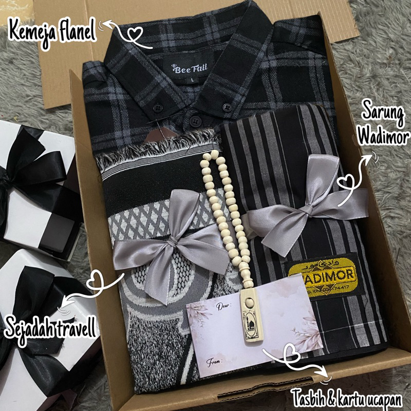 

[bisa cod] Hampres kado cowok muslim / hampres jumatan / kado ulang tahun / giftbox / kado wisuda / hadiah anniversary / hampres sarung sejadah