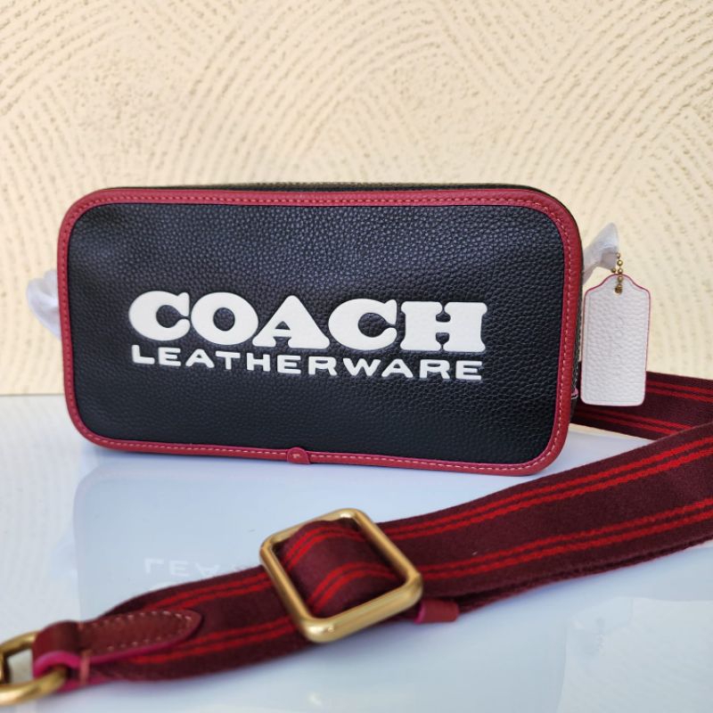 Coach kia cambag black ( barang butik ada db ori)