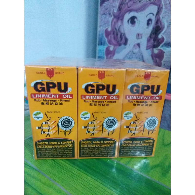 minyak GPU( minyak urut) 30 ml