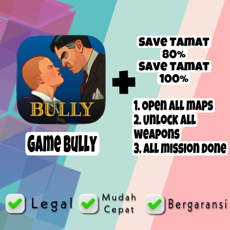 Game BULLY ios + Data Tamat untuk iphone ipad