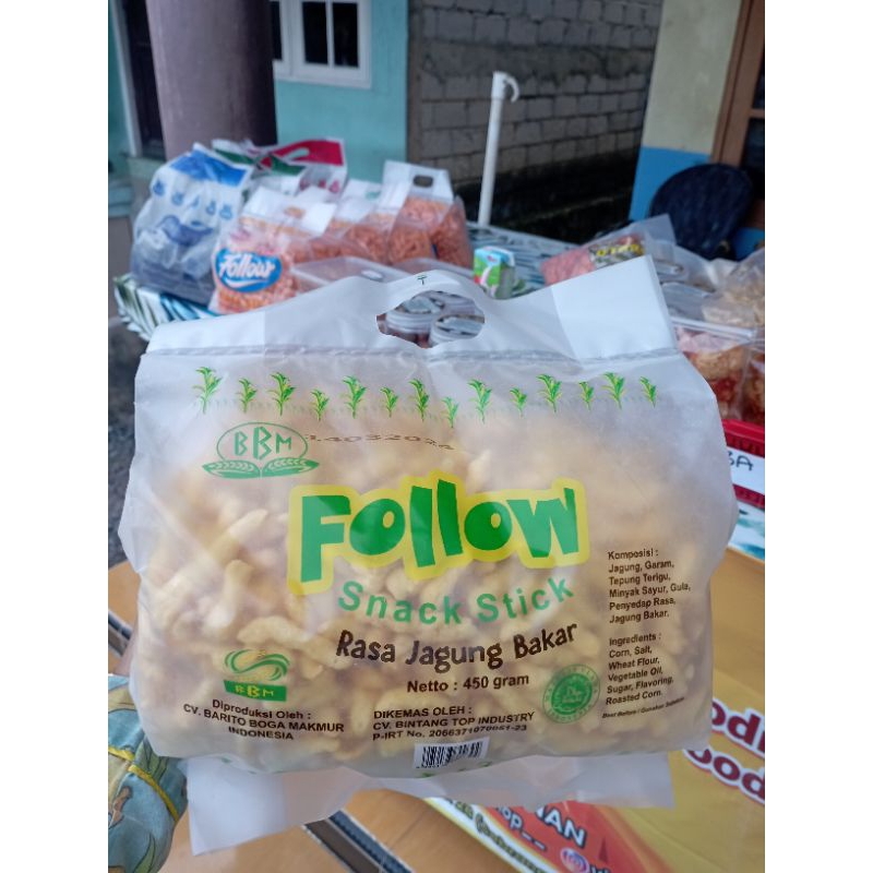 FOLLOW SNACK STIK BALADO//FOLLOW SNACK TWISKO//OTARO RASA BALADO DAN BAWANG