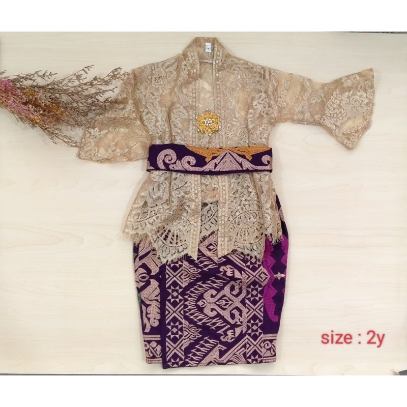 Set Kebaya kamen obi anak/pakaian adat bali anak