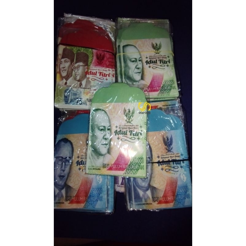 

Amplop Lebarang Motif Uang 20k