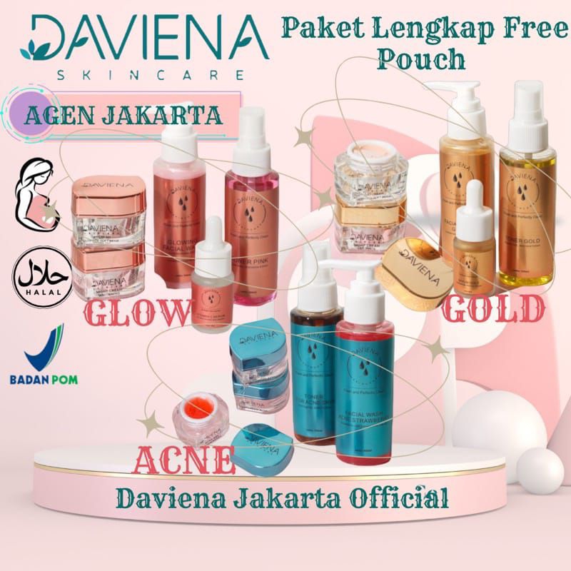 DAVIENA SKINCARE GOLD/ GLOW/ ACNE SERIES