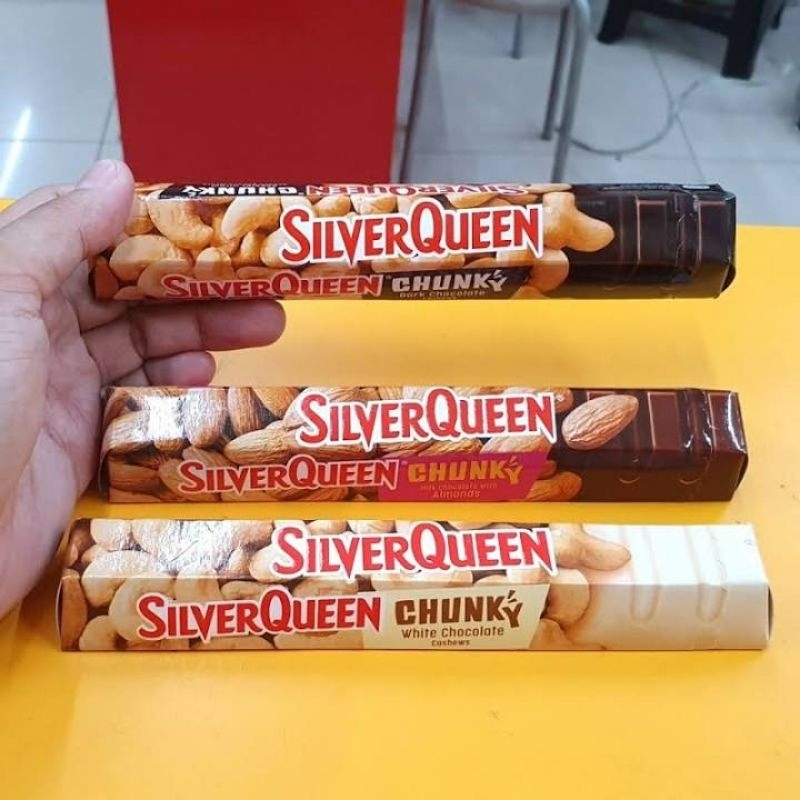 

(promo) Silverqueen chungkybar Mede/almond 95gr