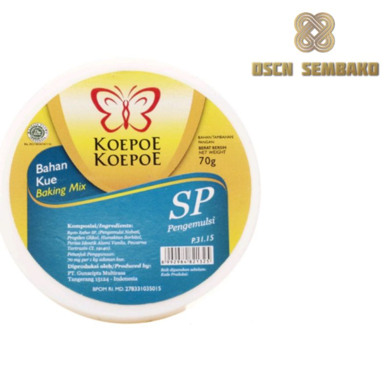 

SP Pengemulsi Koepoe Koepoe 70 gram