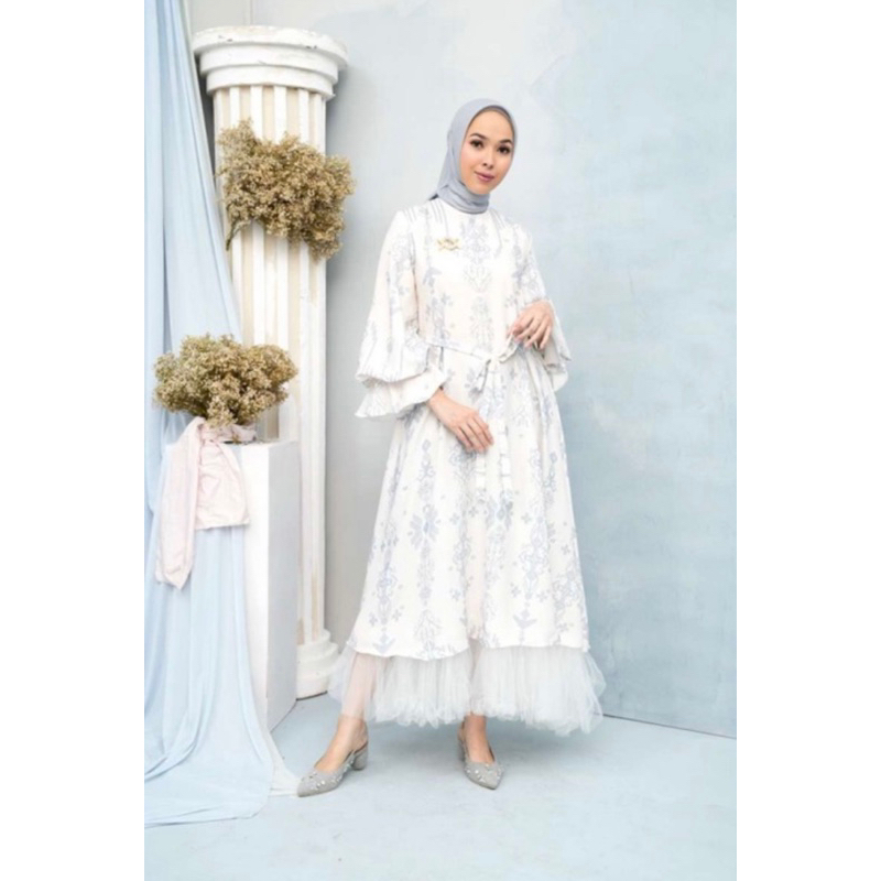 Wearing Klamby Lingga Dress Intan