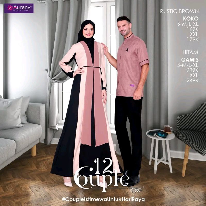 NEW COUPLE 12 AURANY / COUPLE LEBARAN GAMIS DAN KOKO