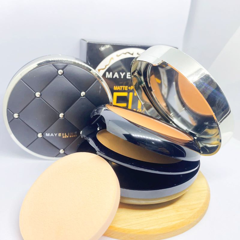 Bedak Fit Me Maibelin Revlon Matte Poreles 2in1 Kering Dan Basah