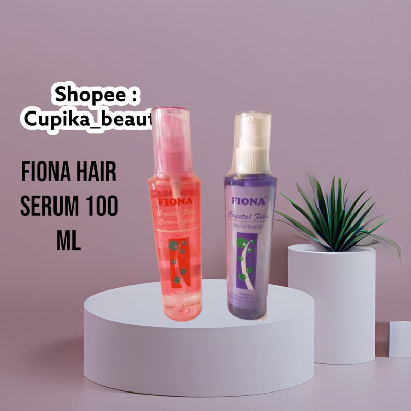 &lt;ib&gt; isi 100 ml -- fiona crystal film hair serum -- serum rambut fiona