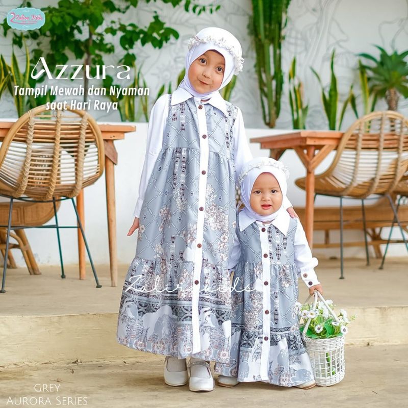 gamis anak dress azzura