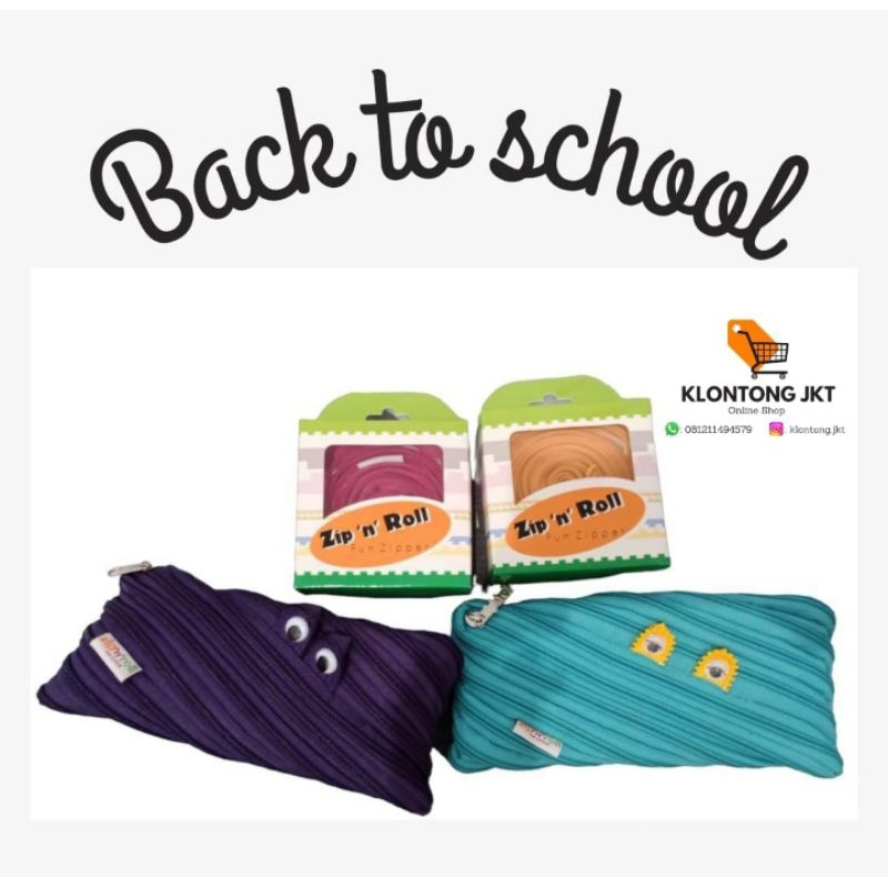 

ZIP N ROLL POUCH MONSTER