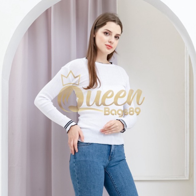 Queenbags89  baju outfit cewek baju atasan wanita baju Rajut Song he kyo