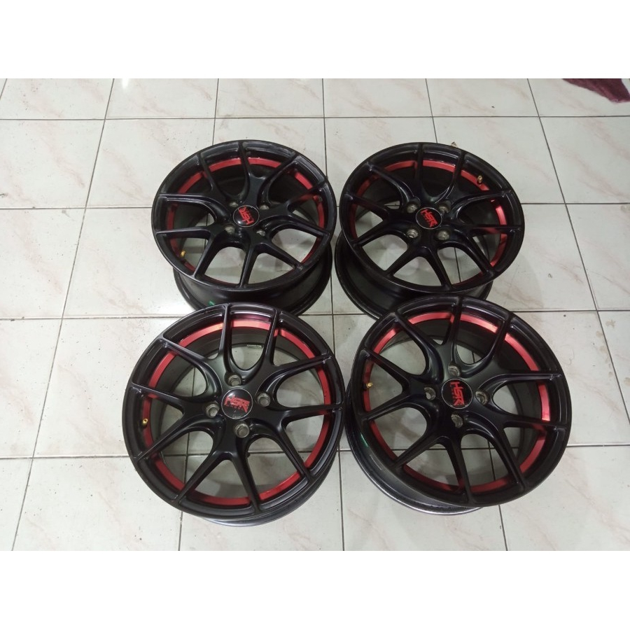 VELG BEKAS TOREY HSR R15X7 LUBANG 4 PCD 4X100 ET42