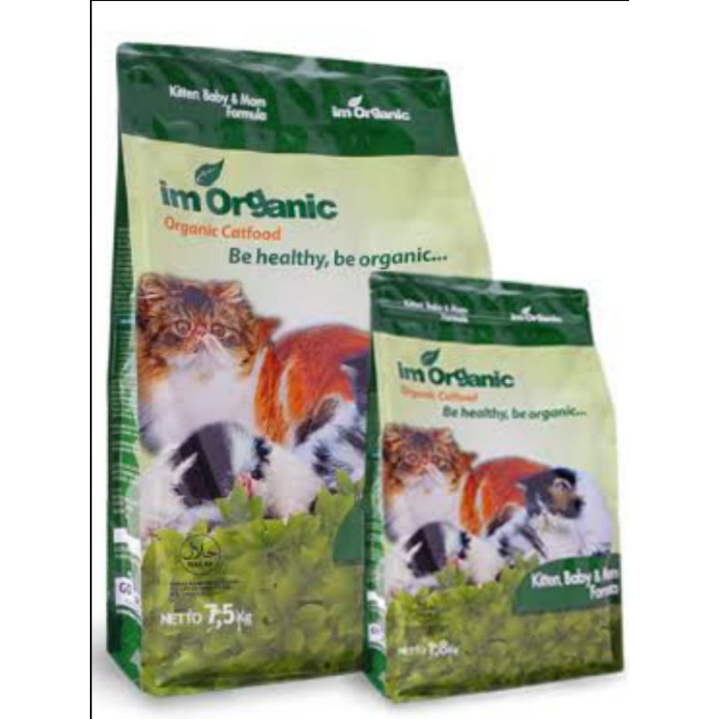 Gojek im Organik Kitten Baby &amp; mom 7,5kg / Makanan Kucing Kitten / Dry food