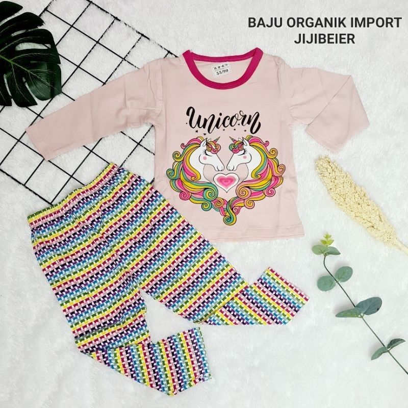 PIYAMA ANAK IMPORT ORGANIK/BAJU ANAK IMPORT JIJIBEIER