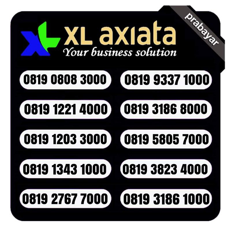 NOMOR CANTIK XL EKOR 000