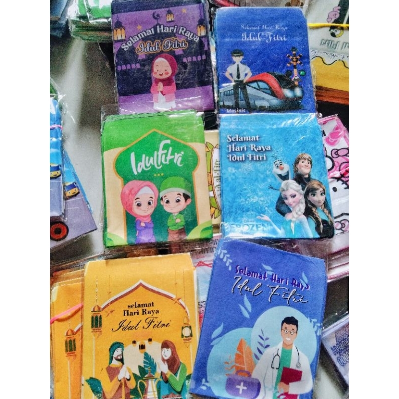 

Amplop Lebaran MEDIUM Siap Pakai Karakter isi 10pcs
