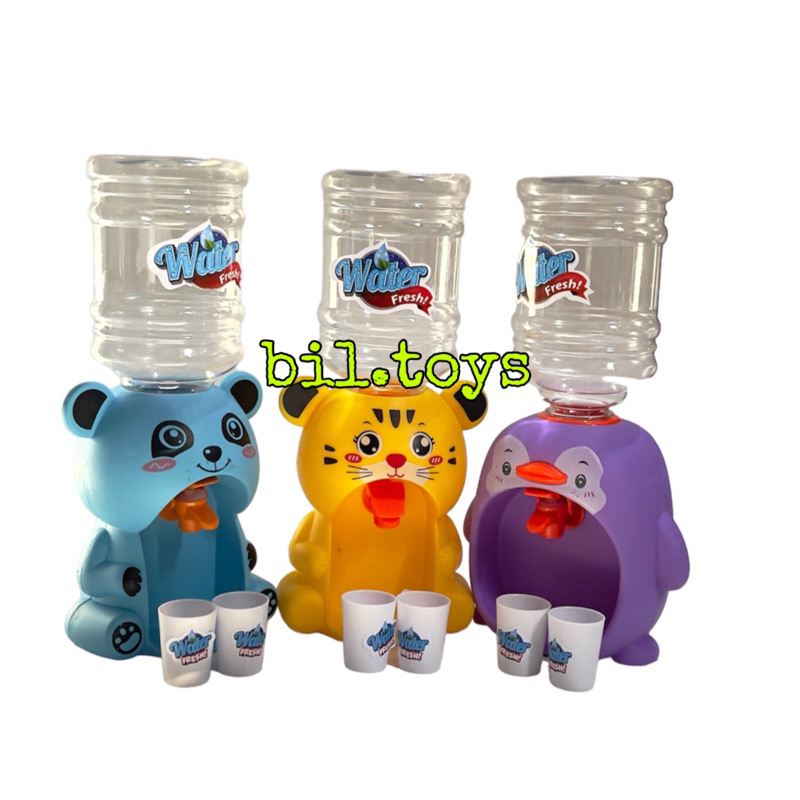 MAINAN ANAK GALON DISPENSER MINI PORTABLE KARAKTER GALON AIR MINUM MINI