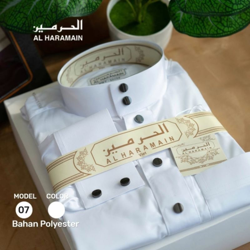 Jubah Haromain manset premium