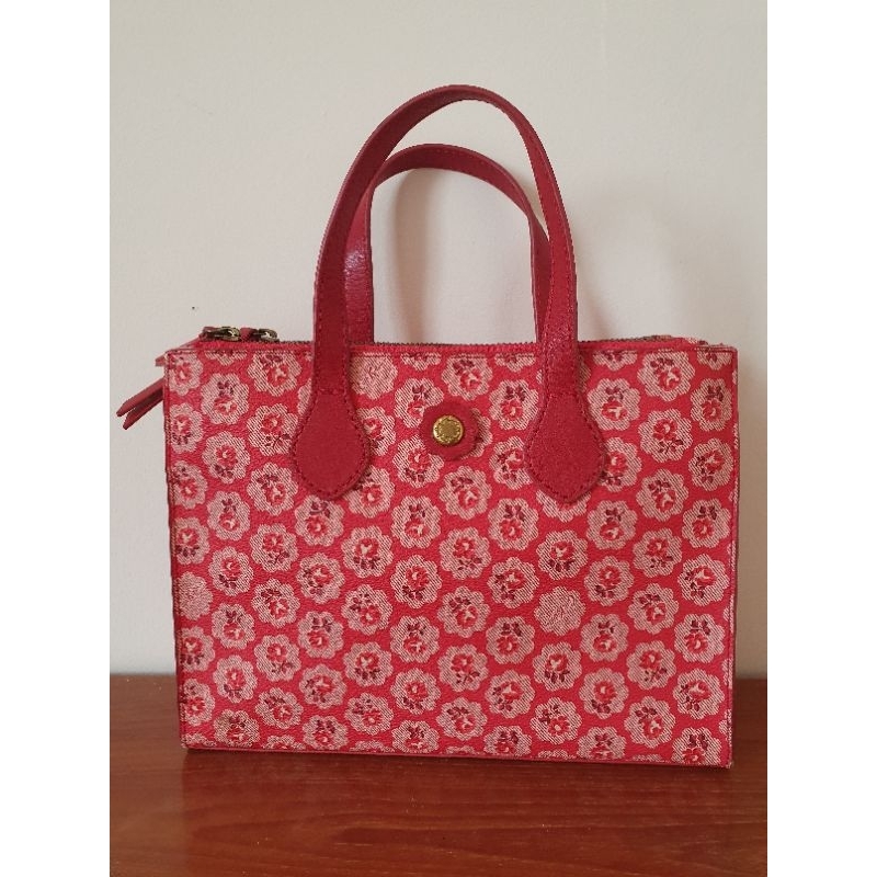 Cath Kidston red floral sling bag