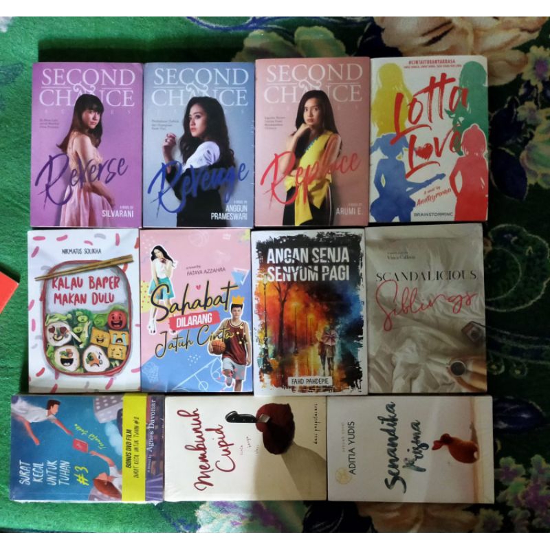 ORIGINAL NOVEL REMAJA SECOND CHANCE REVERSE REVENGE REPLACE ANGAN SENJA SAHABAT DILARANG JATUH CINTA