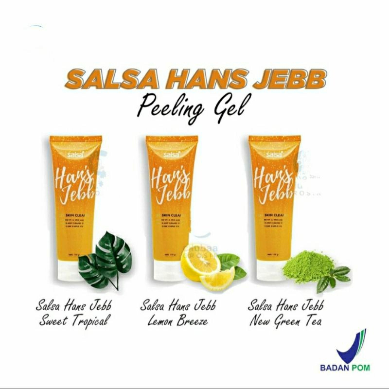 Salsa Hans Jebb Gel Skin Cleanser | Perontok Daki | Lulur Tanpa Bilas