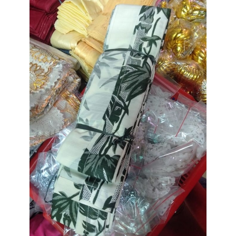 Gorden motif bambu 100*200#horden pintu#gordyn plisket