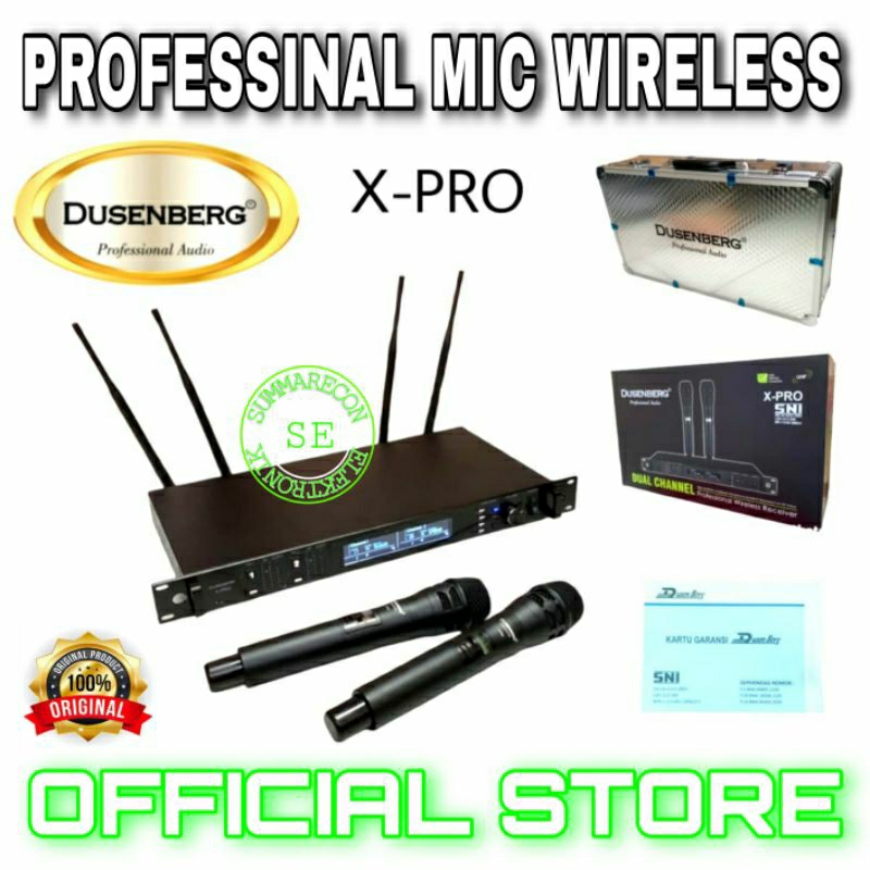 mic wireless orginal dusenberg x pro microphone mic karaoke original