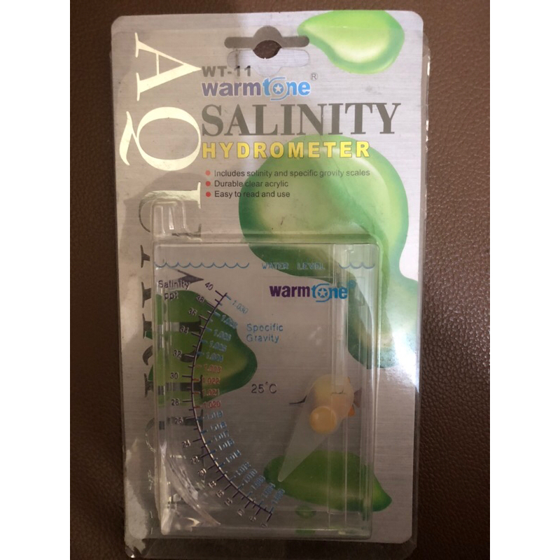 Sanitity Hydrometer Salt Water Pengukur Kadar Garam Air Laut Aquarium