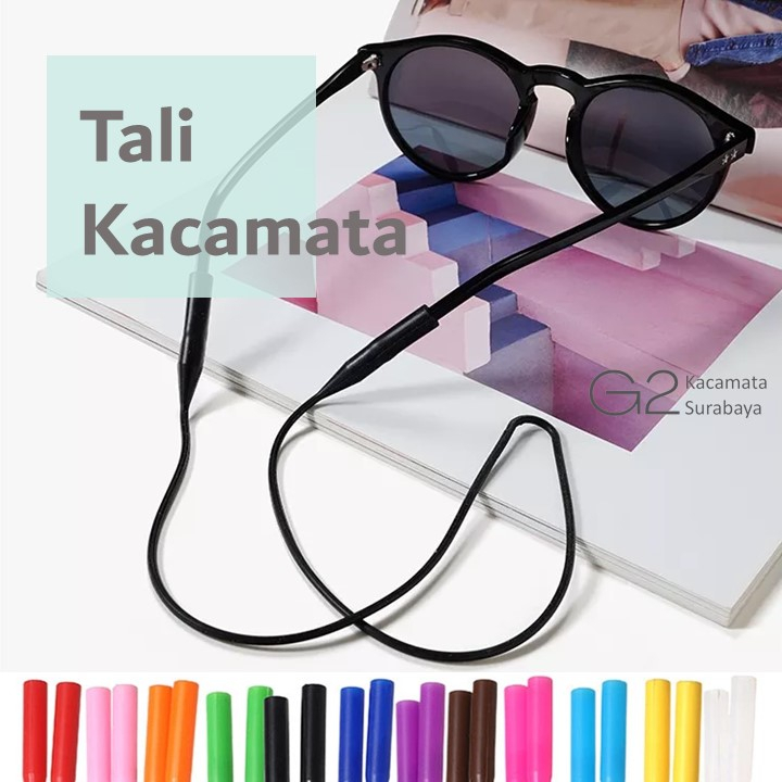 Tali Kacamata Silikon | Tali Kacamata Olahraga | Tali Kacamata Wanita Pria Anak