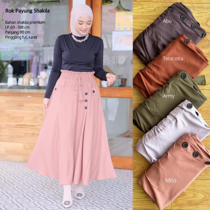 Rok Payung SHAKILA PREMIUM //JF5454