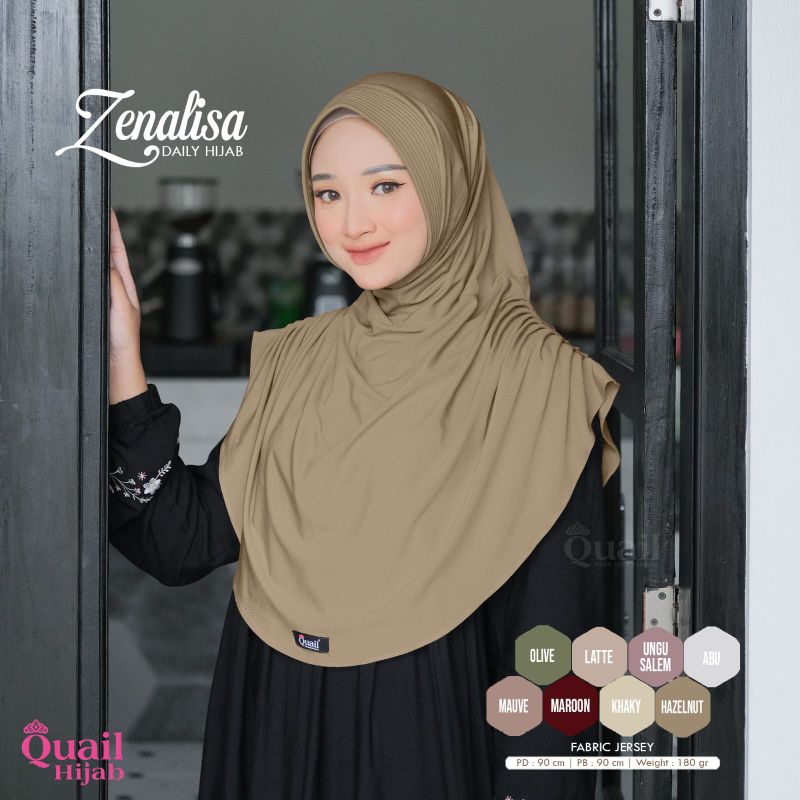 Alfath - Zenalisa Daily Hijab by Quail ✔️
